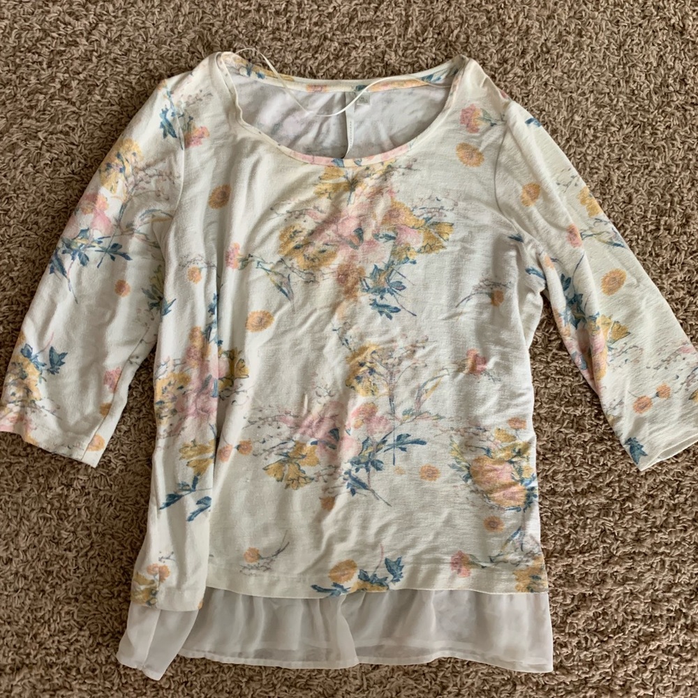 Lauren Conrad Floral Top